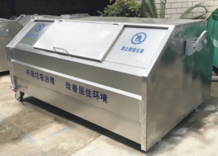 四川不锈钢勾臂垃圾箱源头厂家定制